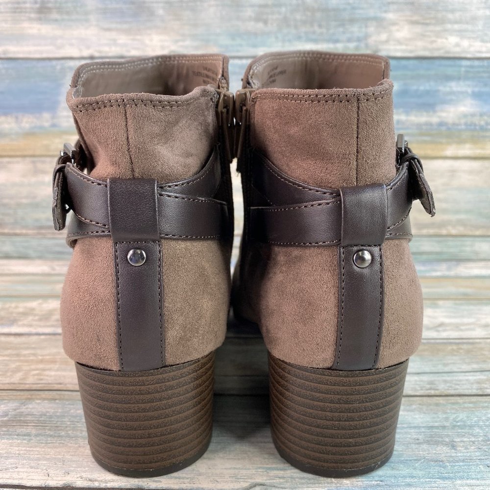 Unisa Laylay Gray Fabric Ankle Boots - Picture 6 of 12